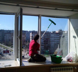 Мытье окон в однокомнатной квартире Балабаново